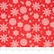 SINGER Christmas Snowflakes on Wine Red Cotton Fabric